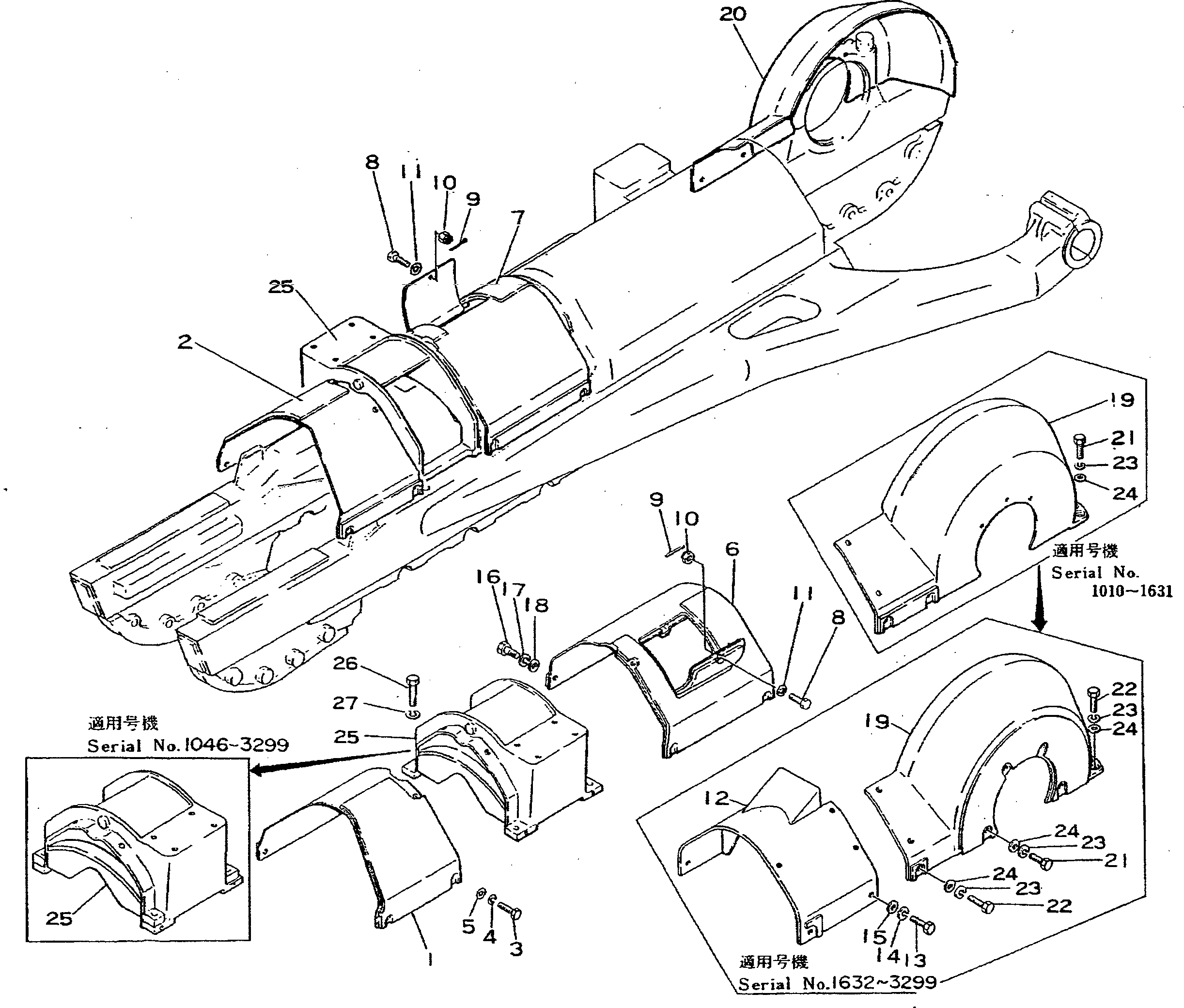 Крышка 195-30-17982 Komatsu