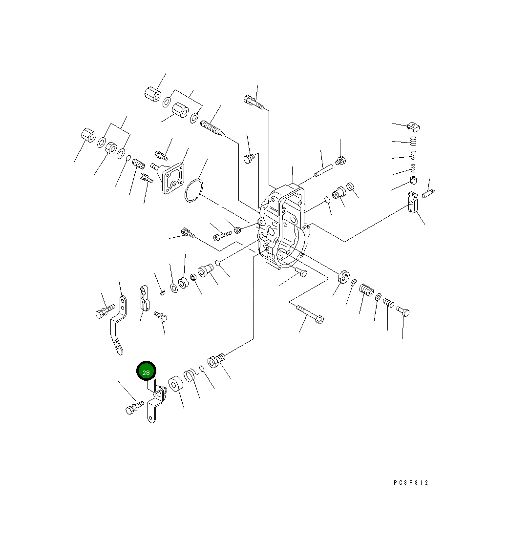 Рычаг ND091090-1270 Komatsu