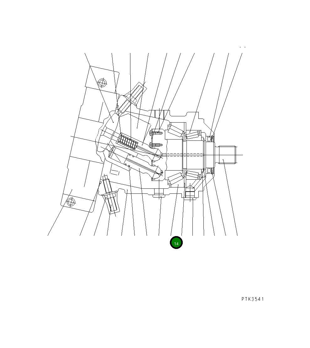 Подшипник 20G-60-K4570 Komatsu