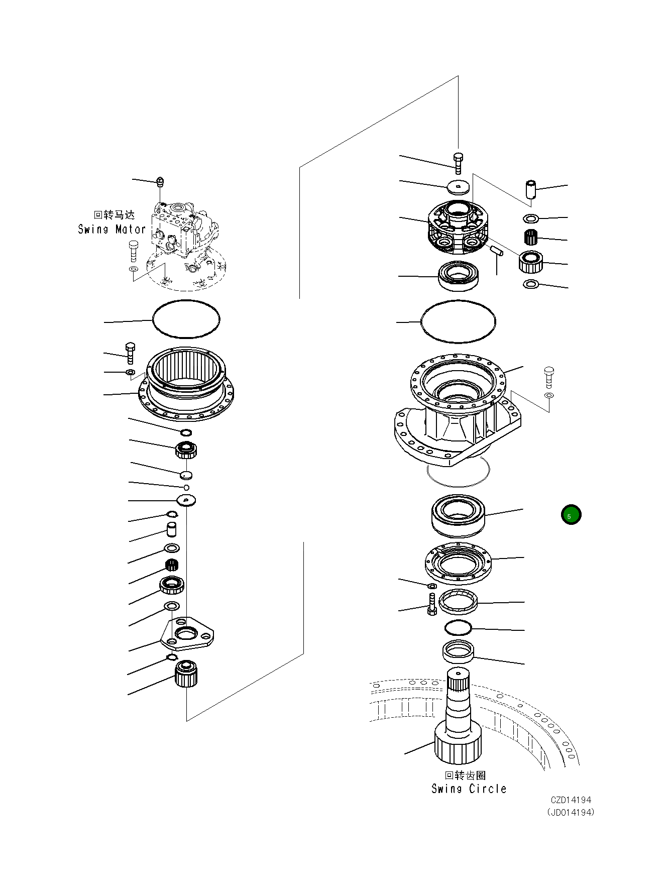 Подшипник 206-26-73180 Komatsu