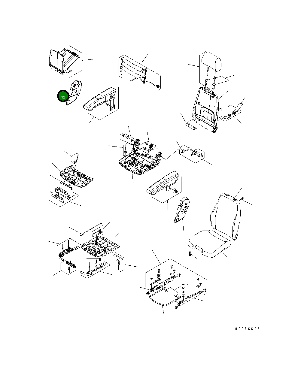 Крышка GJ1088782 Komatsu