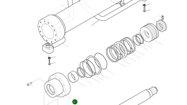 Крышка, ROD 53B433-0 Komatsu