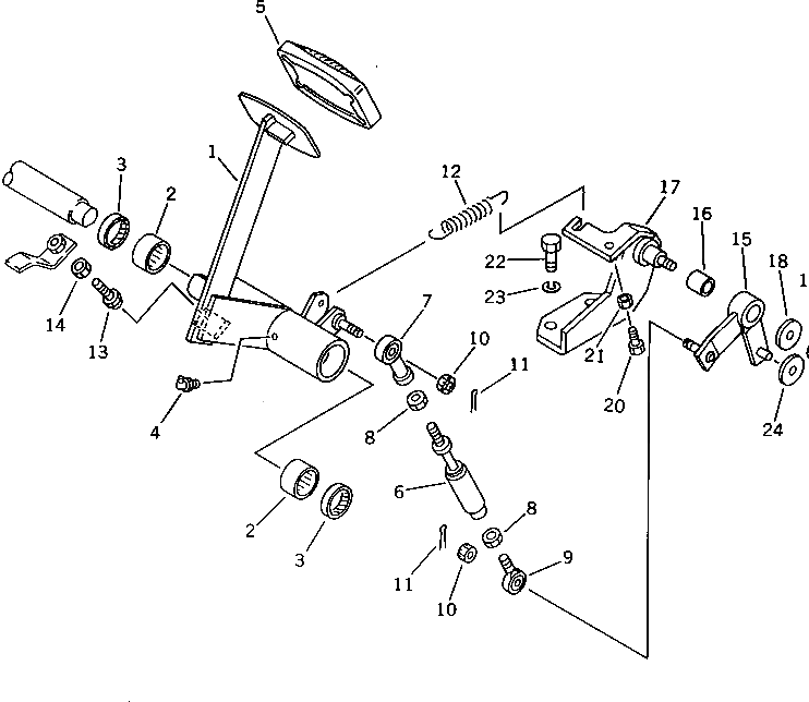Рычаг 363-43-13160 Komatsu