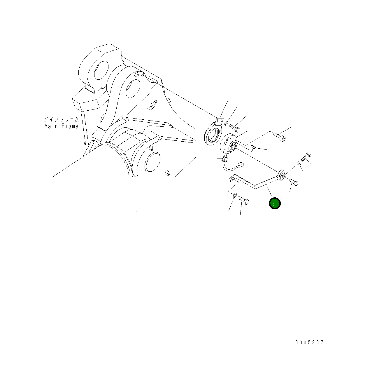 Рычаг 421-43-31750 Komatsu