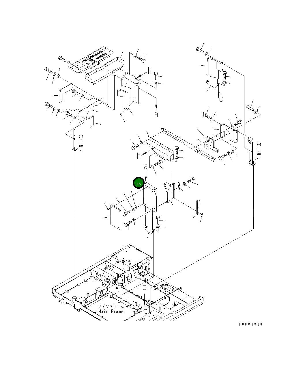 Крышка 8234-54-1831  Komatsu