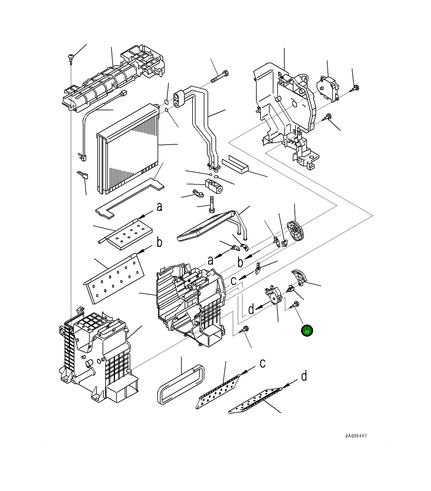 Рычаг ND1167826700 Komatsu