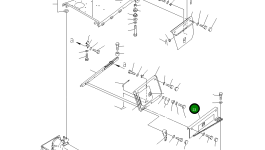 Крышка,L.H 195-54-71130 Komatsu