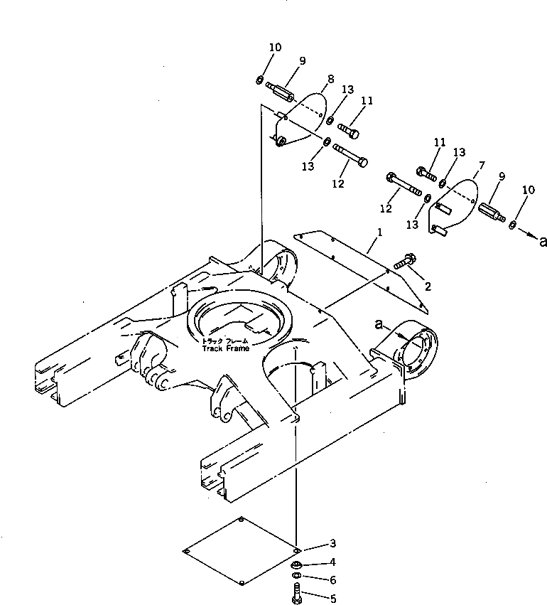 Крышка 21U-30-21120 Komatsu
