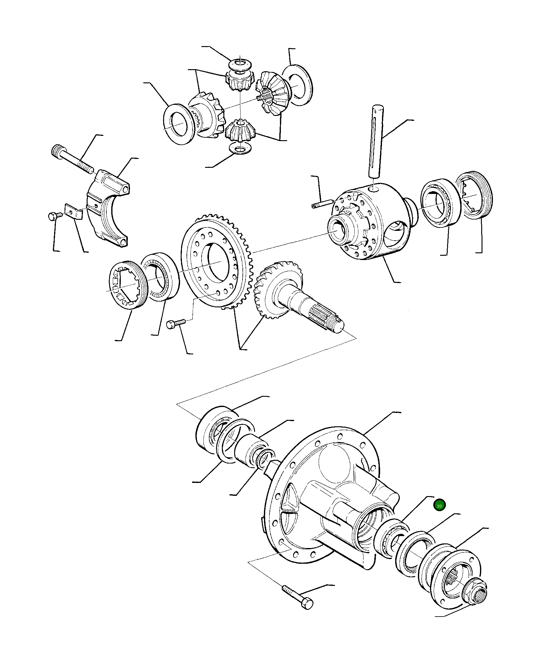 Подшипник MIB070331  Komatsu