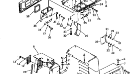 Крышка 426-54-11770  Komatsu