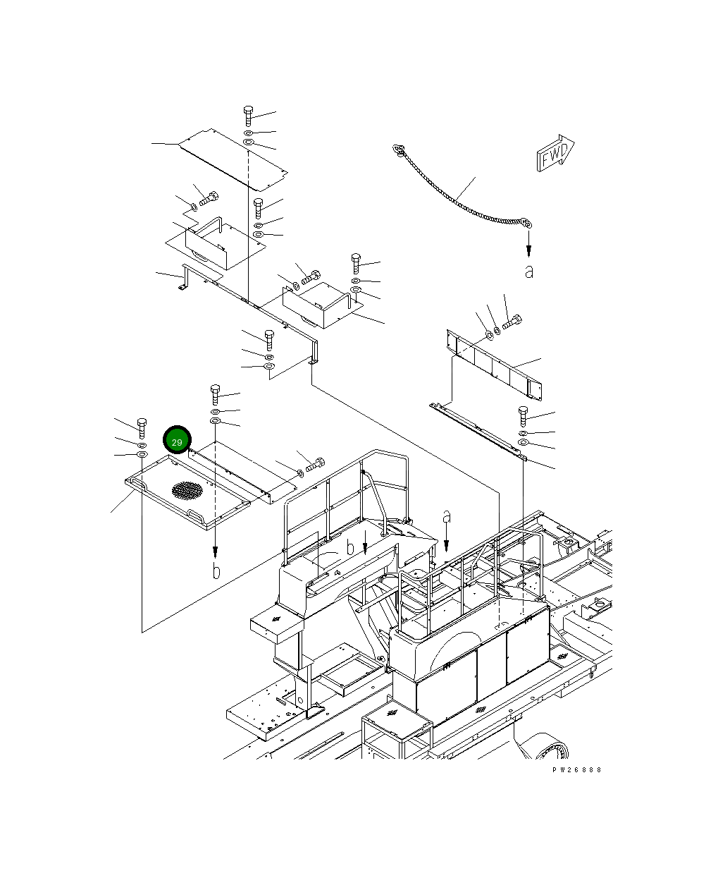 Крышка 8248-54-1912  Komatsu