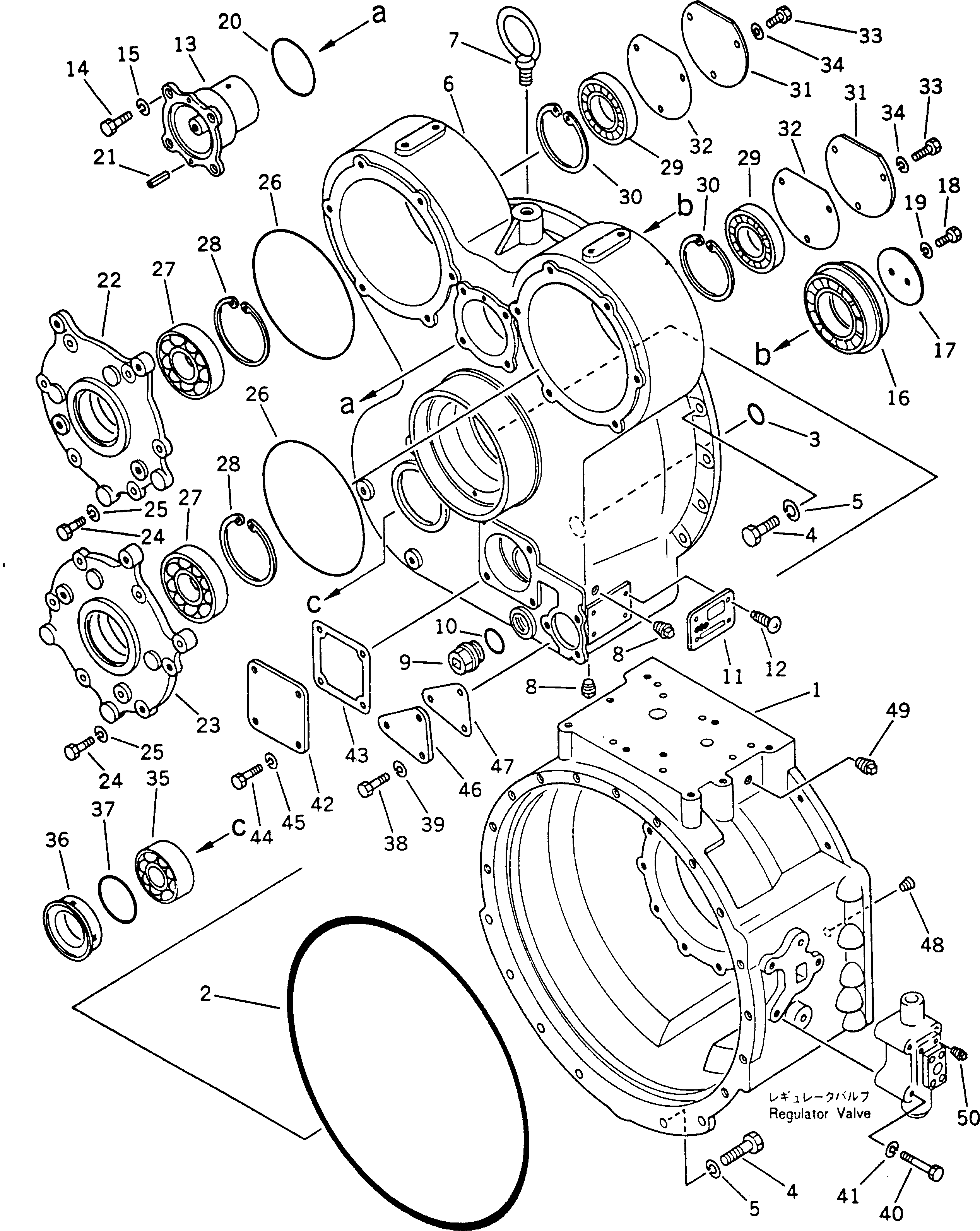 Крышка 568-13-14340 Komatsu