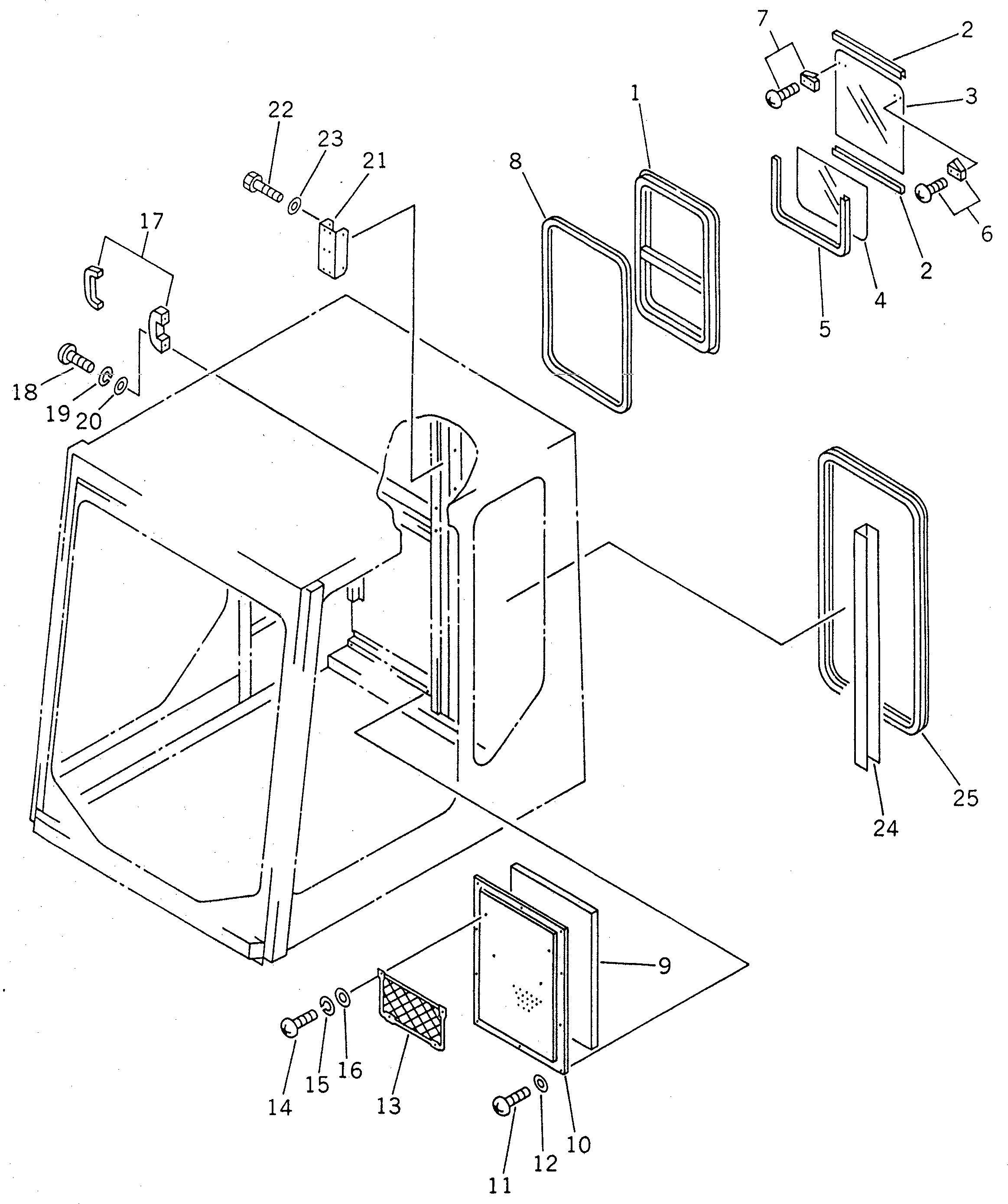 Крышка 21T-54-71510 Komatsu