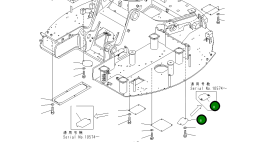 Крышка 22U-54-12131 Komatsu