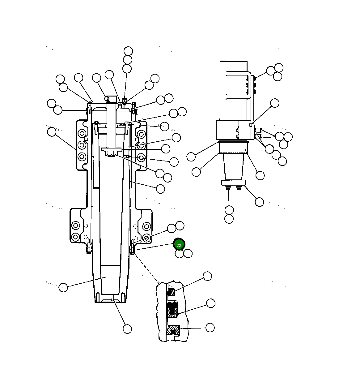 Подшипник EF8393  Komatsu