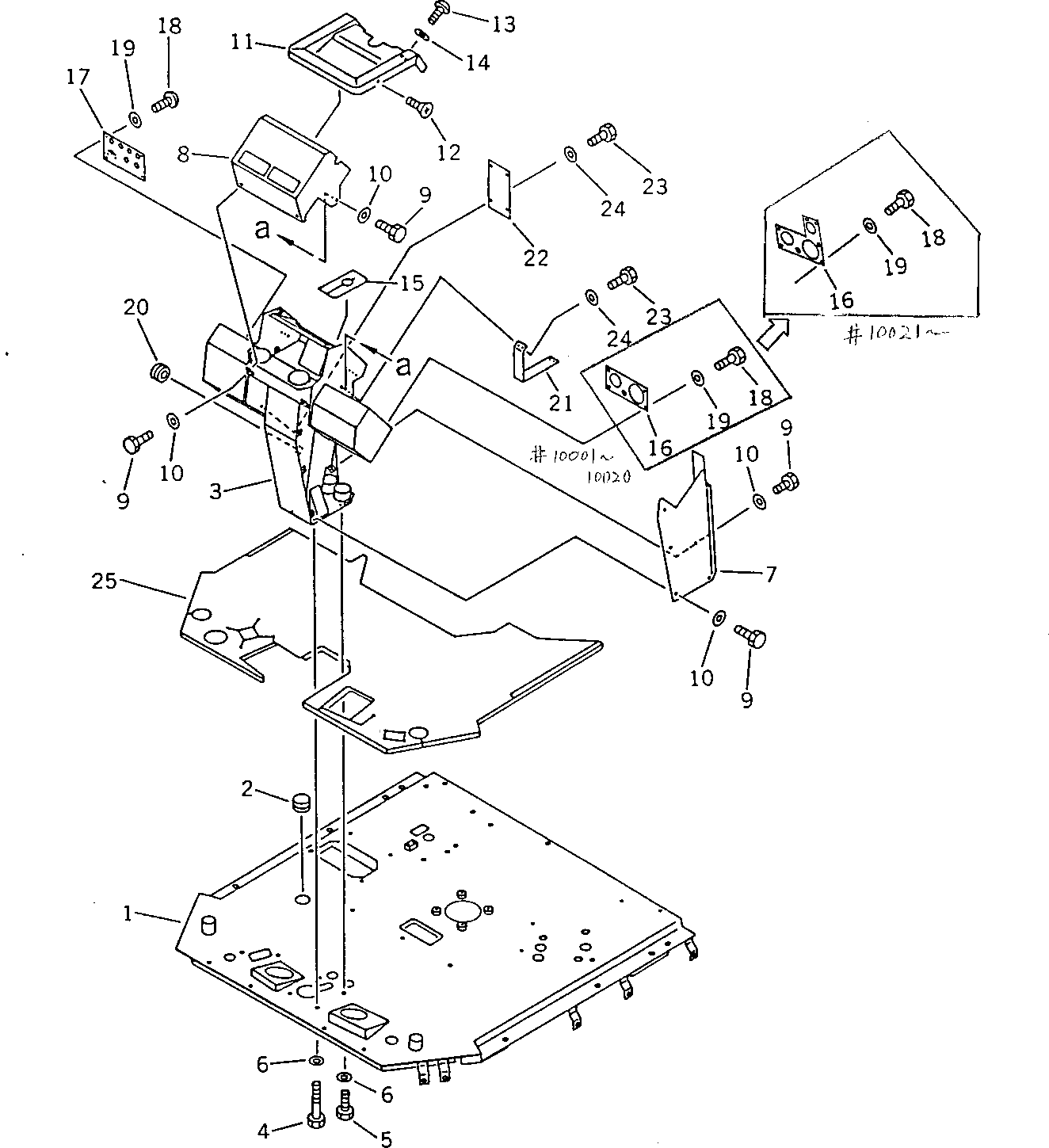 Крышка 41E-54-11811  Komatsu