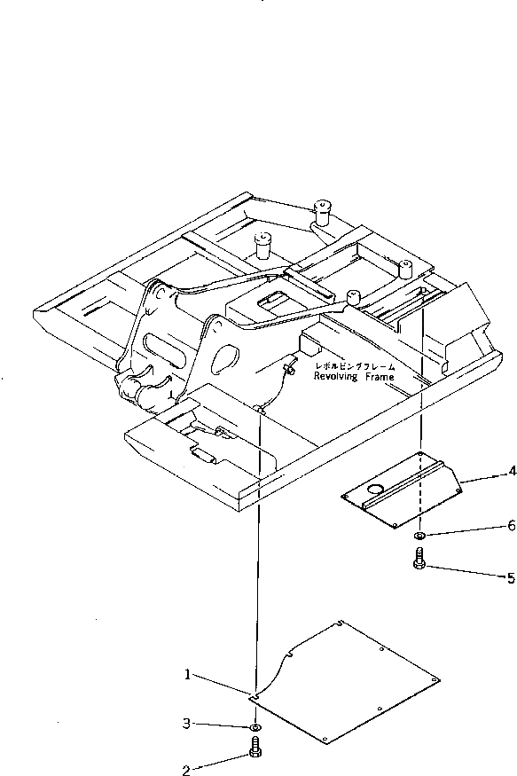 Крышка 20X-54-21621 Komatsu