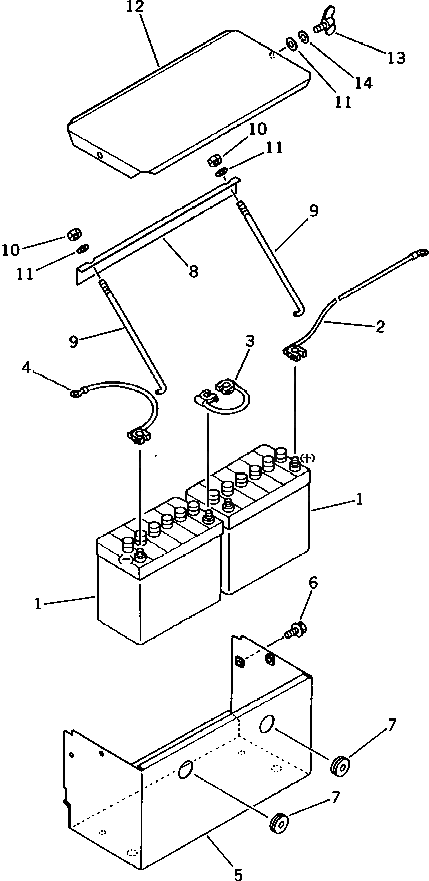 Крышка M711076755550 Komatsu