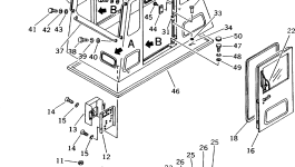 Крышка 566-54-24390  Komatsu