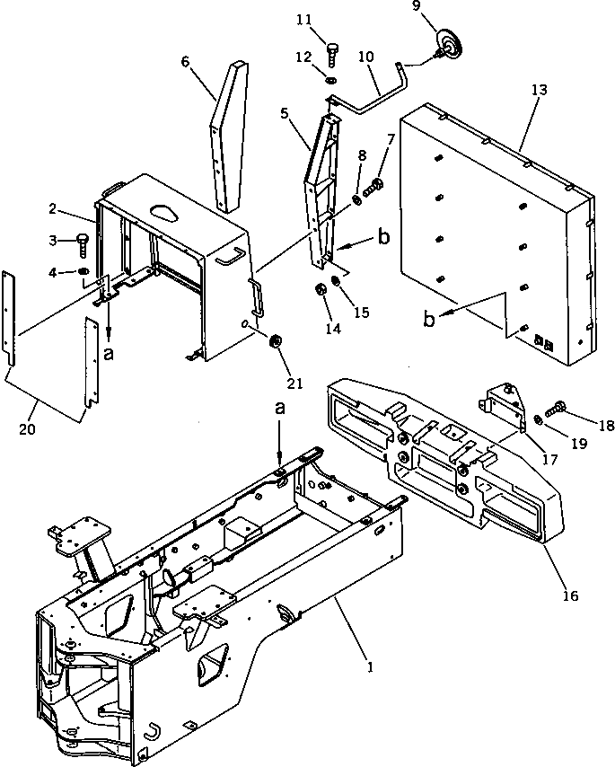 Крышка 418-U92-1160 Komatsu