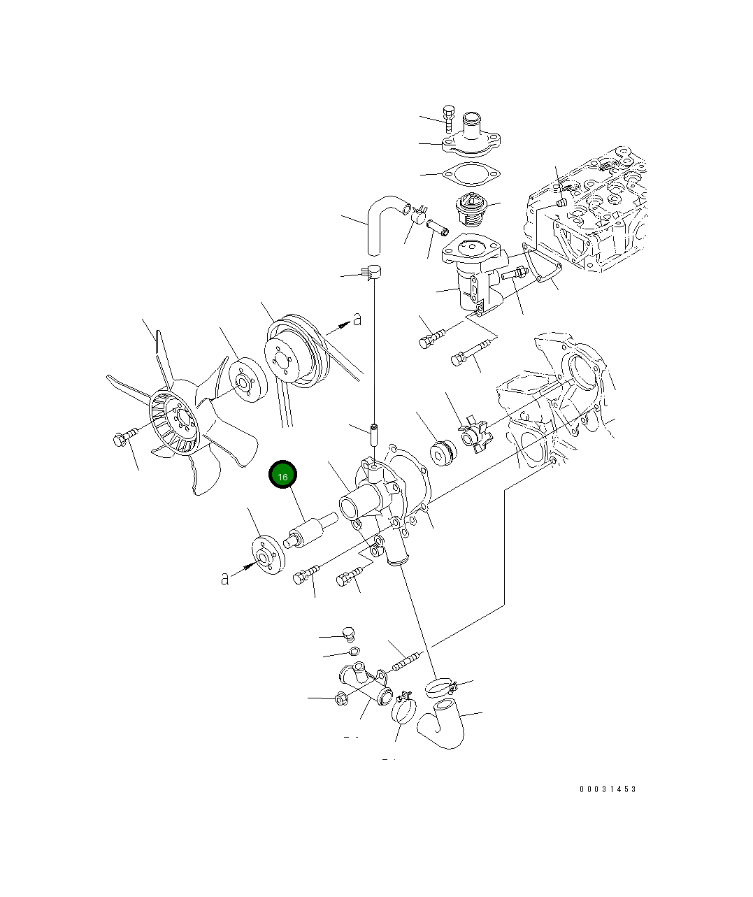 Подшипник 460-086 Komatsu