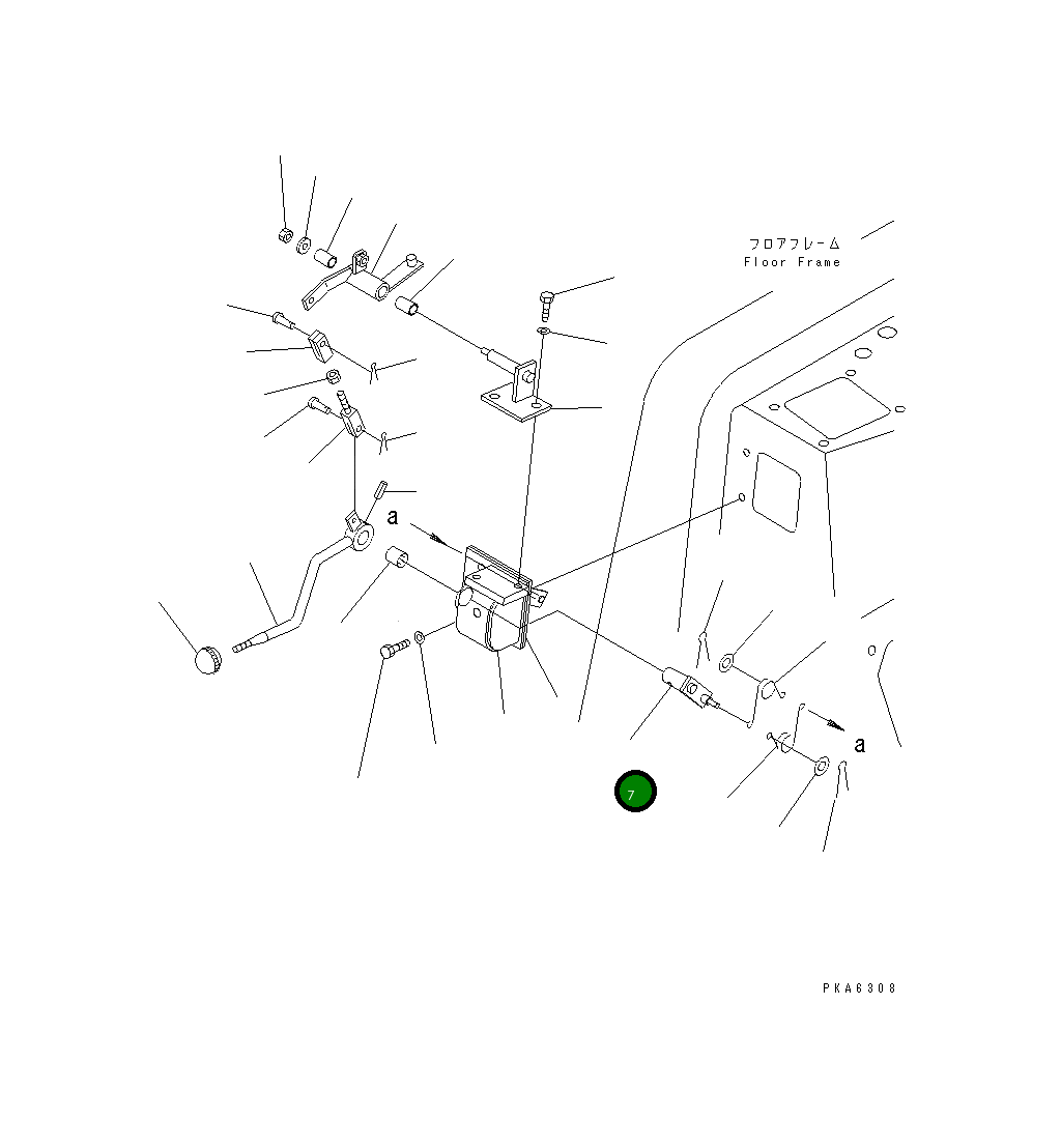 Рычаг 14X-43-14423 Komatsu