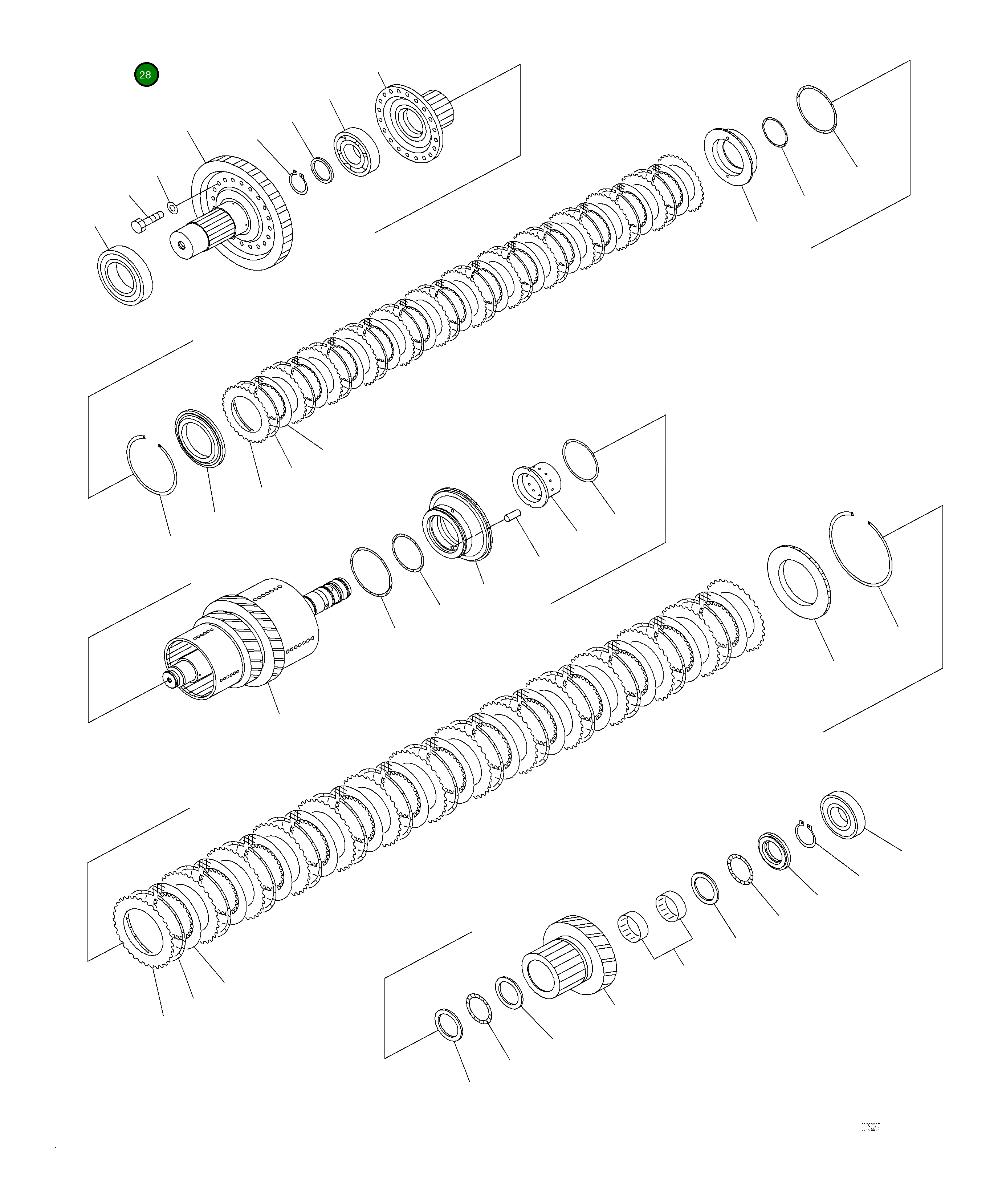 Подшипник 562-15-29310 Komatsu