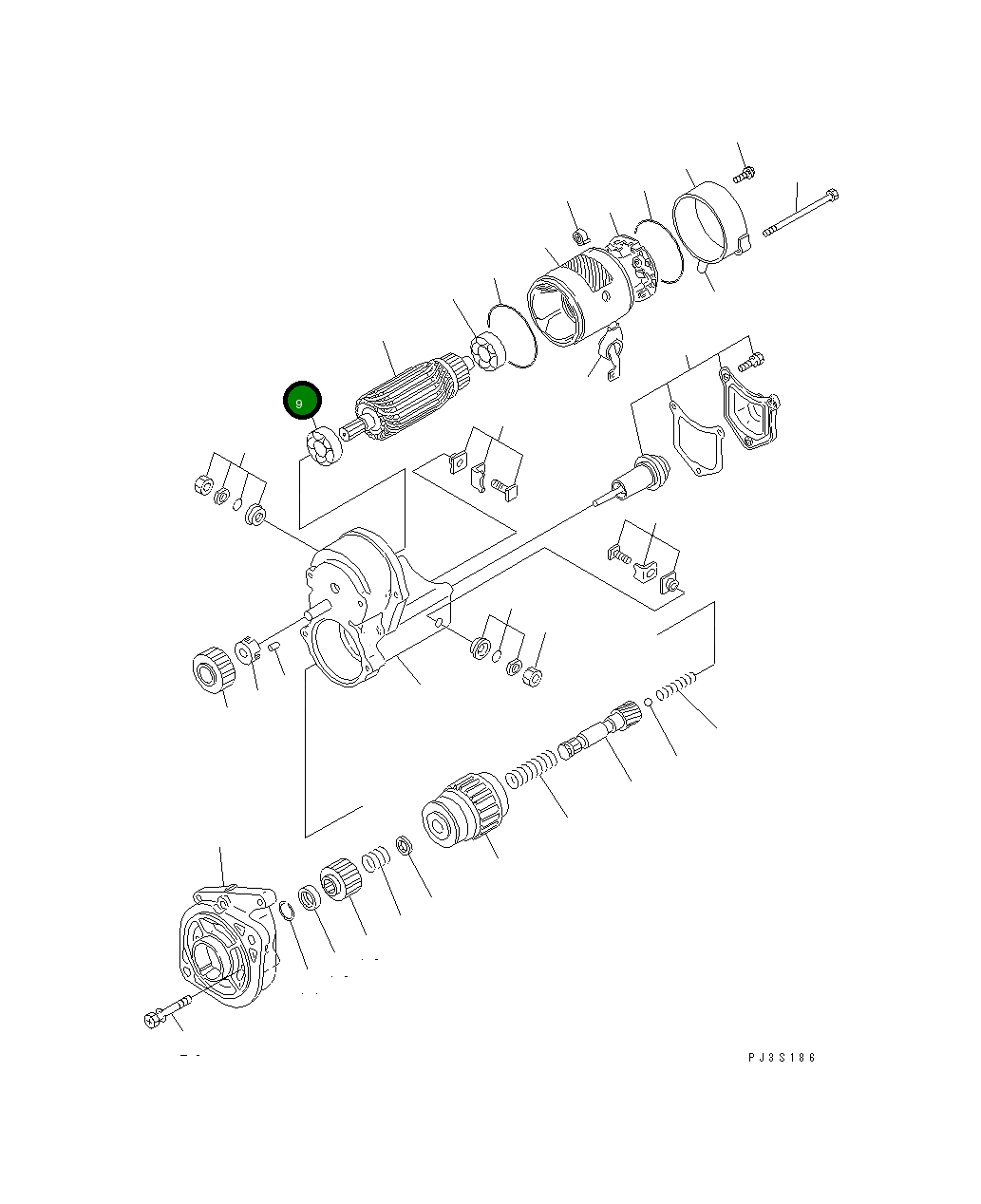 Подшипник YM129129-77240 Komatsu