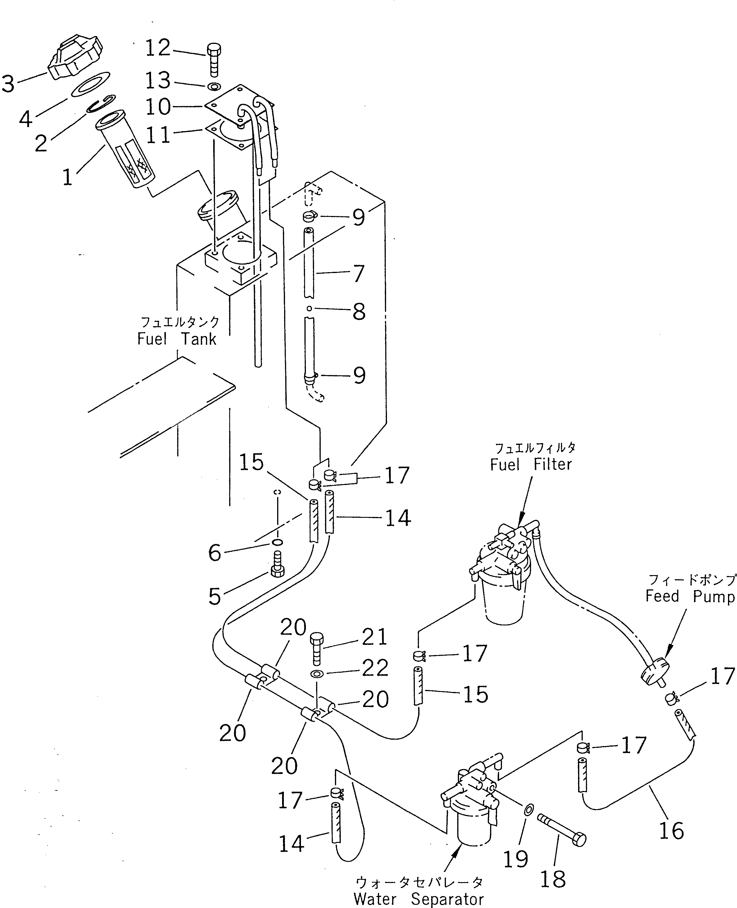 Крышка FF7817-04110 Komatsu