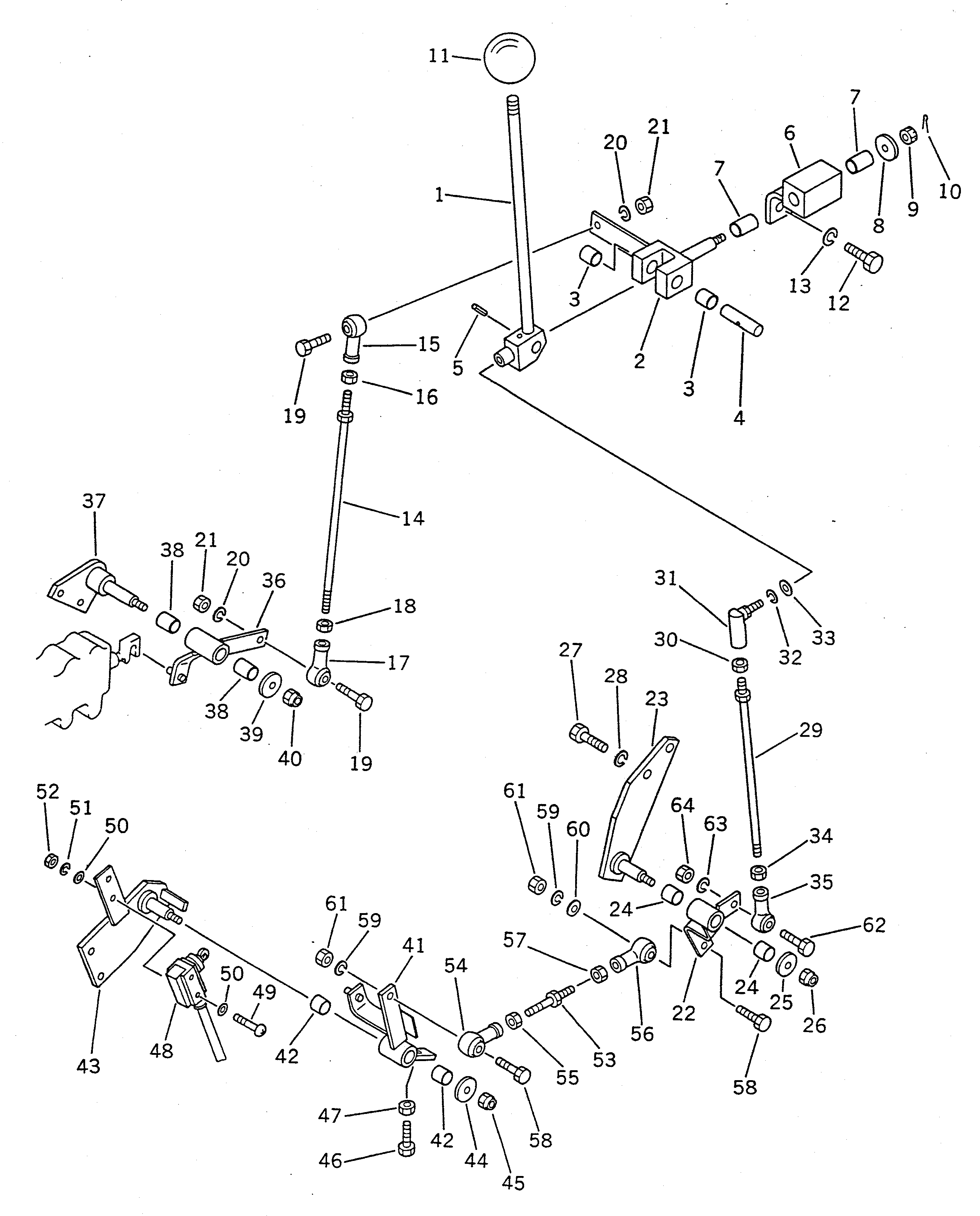 Рычаг 361-43-13150 Komatsu