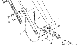 Шланг 20N-62-44480 Komatsu