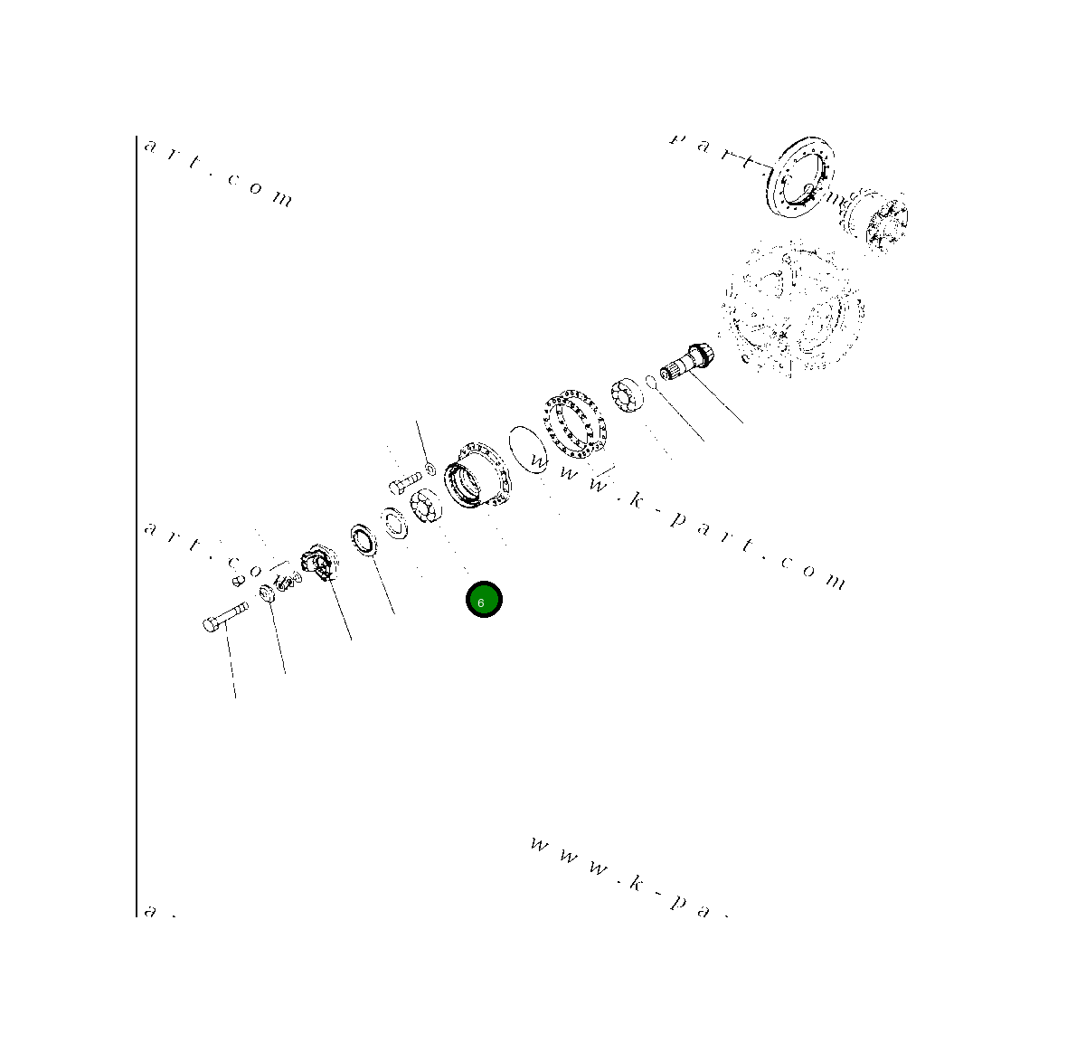 Подшипник 421-23-41820 Komatsu