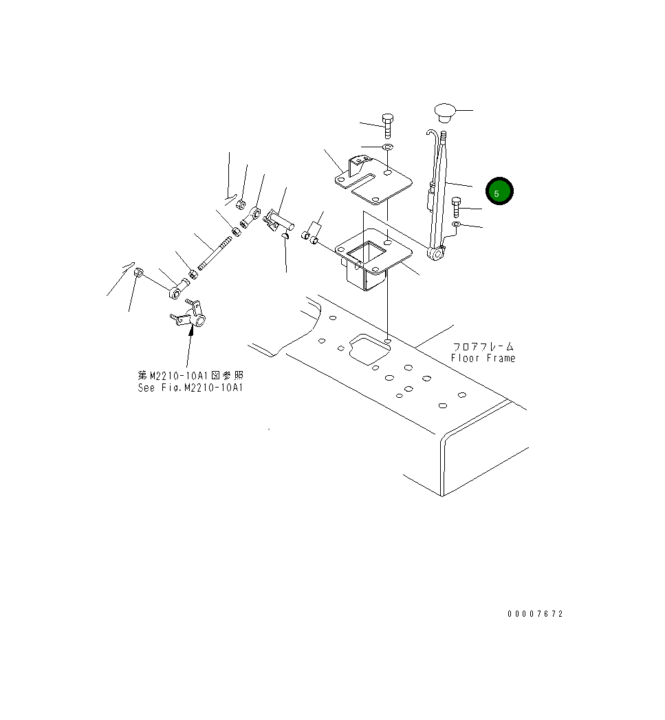Рычаг 176-03-42290 Komatsu
