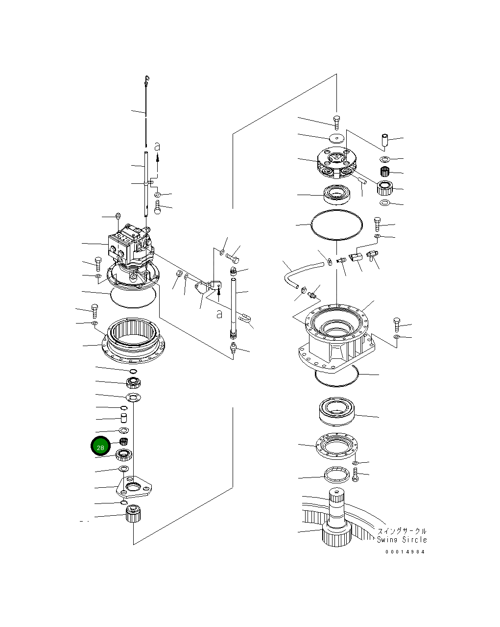 Подшипник 20Y-26-21281 Komatsu