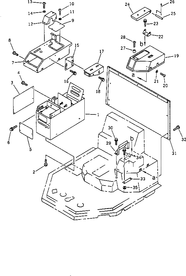 Крышка 421-54-12991  Komatsu
