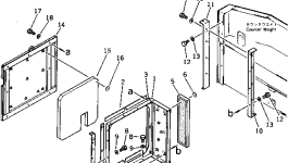 Крышка 203-54-86910 Komatsu