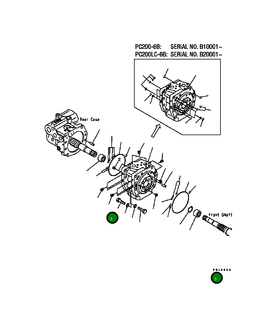 Подшипник 708-2L-32260 Komatsu