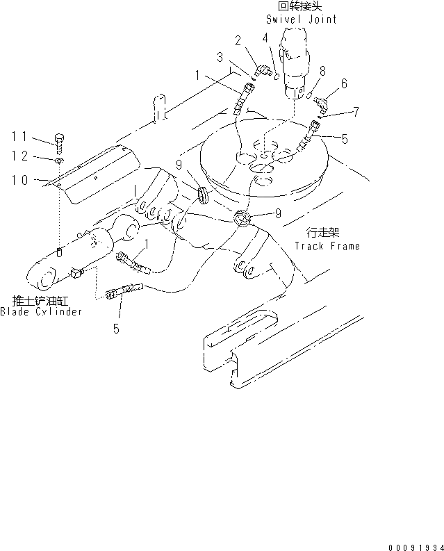Крышка 201-71-81110 Komatsu