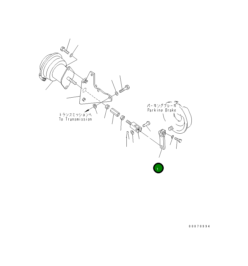 Рычаг 23S-22-48230 Komatsu
