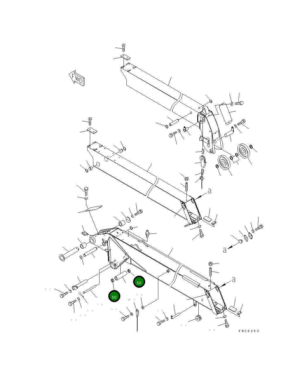 Подшипник MH25012-06003 Komatsu