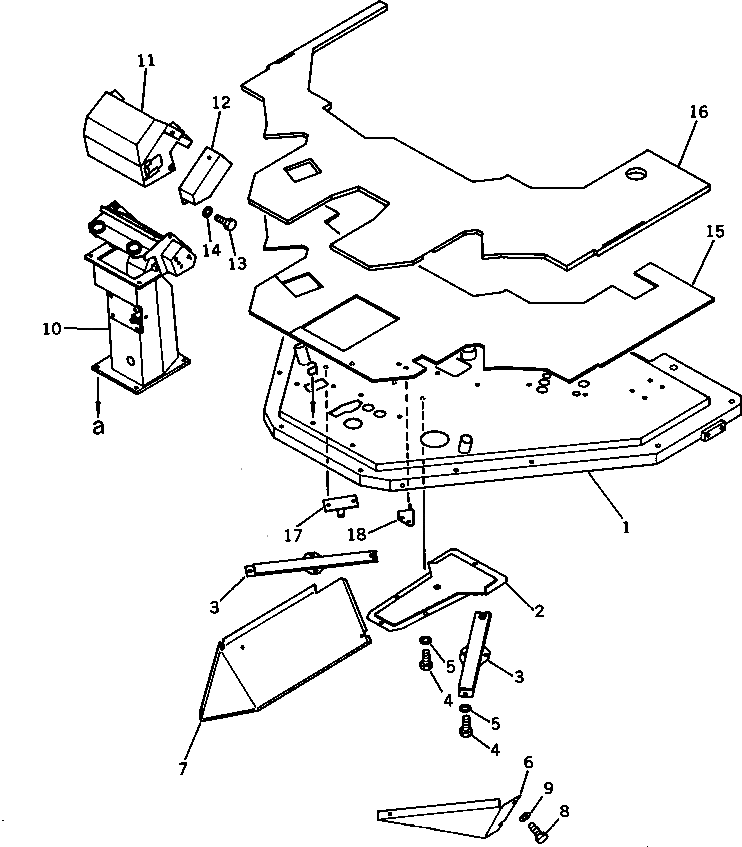 Крышка 418-944-1820 Komatsu