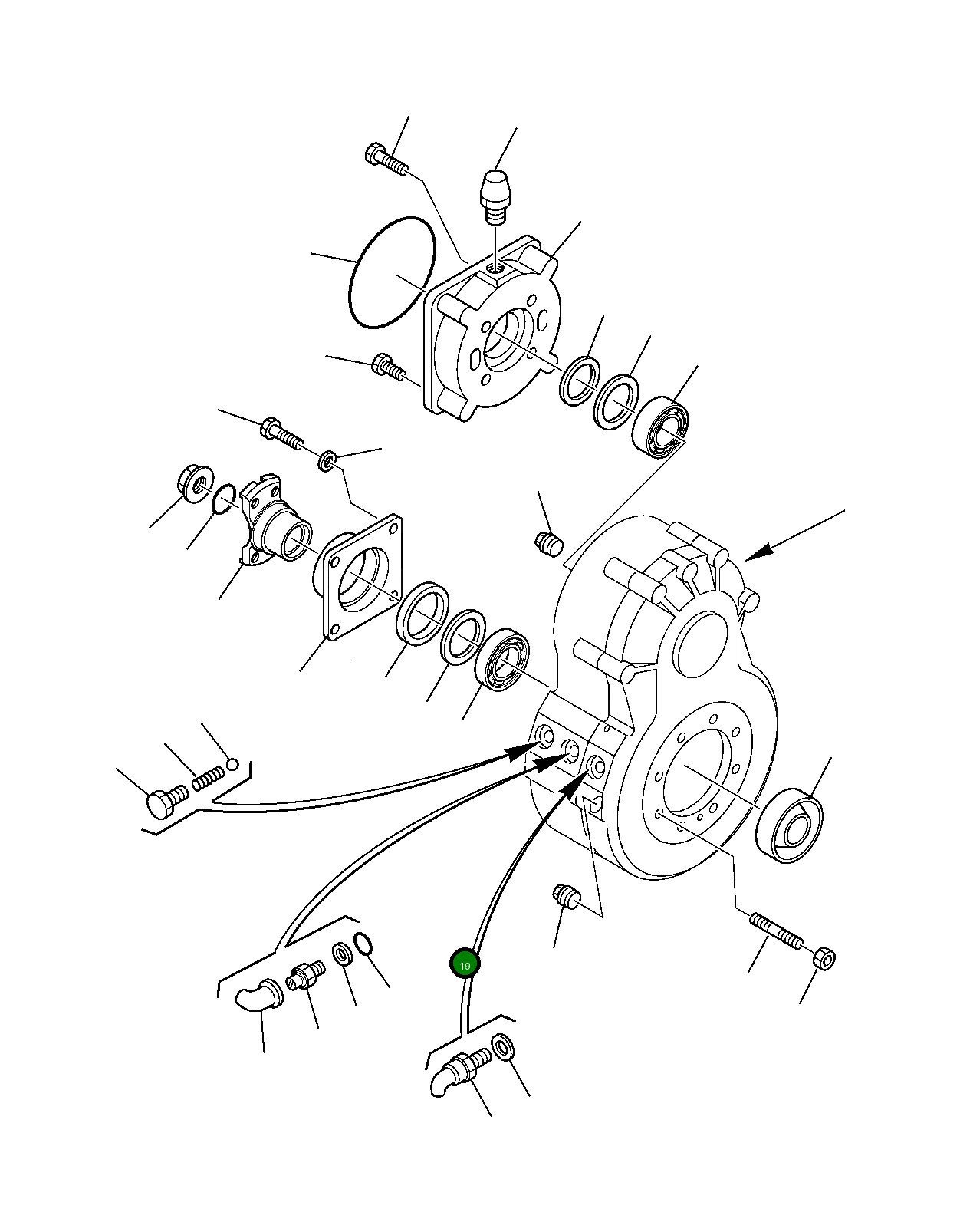 Крышка 22E-22-11610  Komatsu