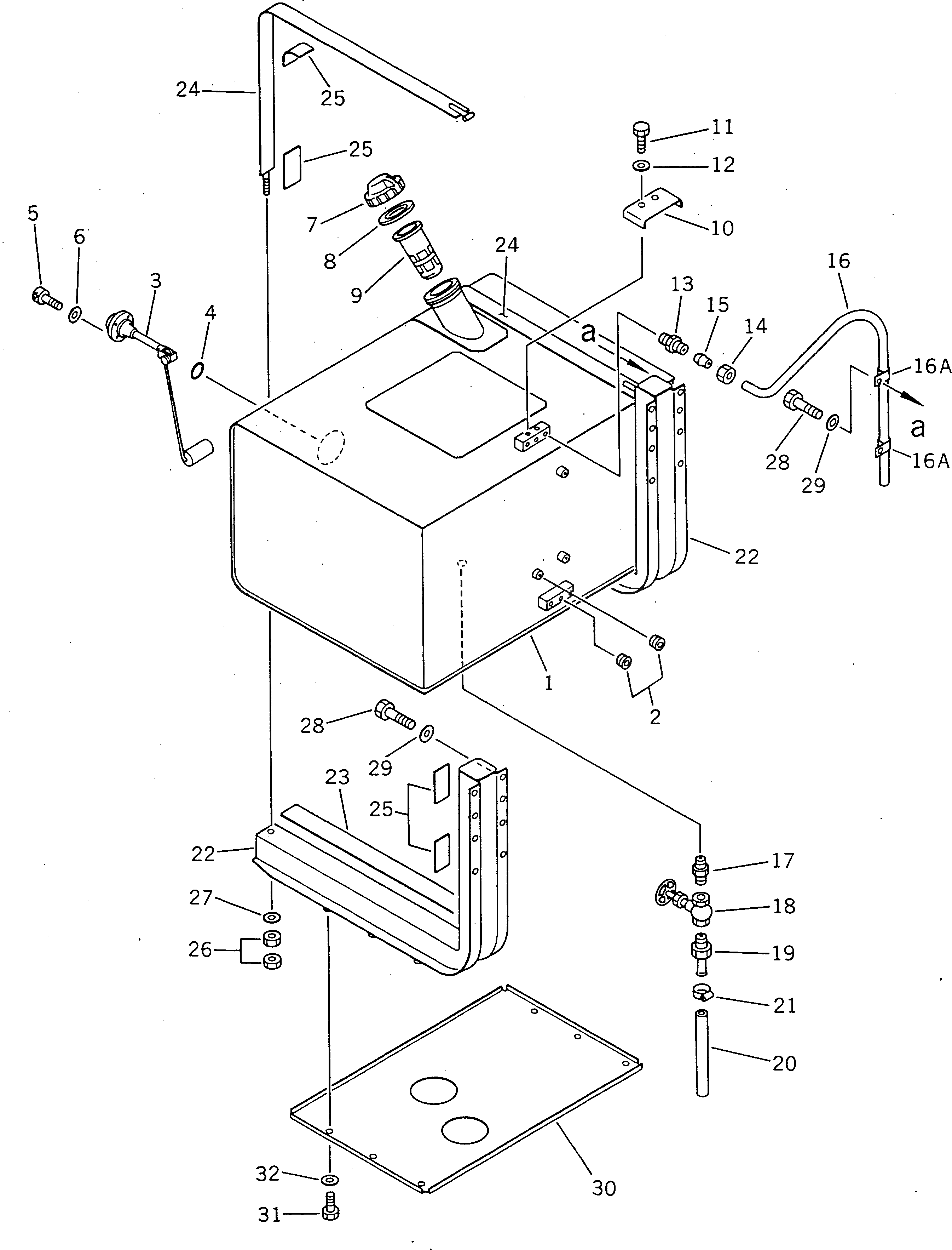 Крышка 566-04-13316  Komatsu