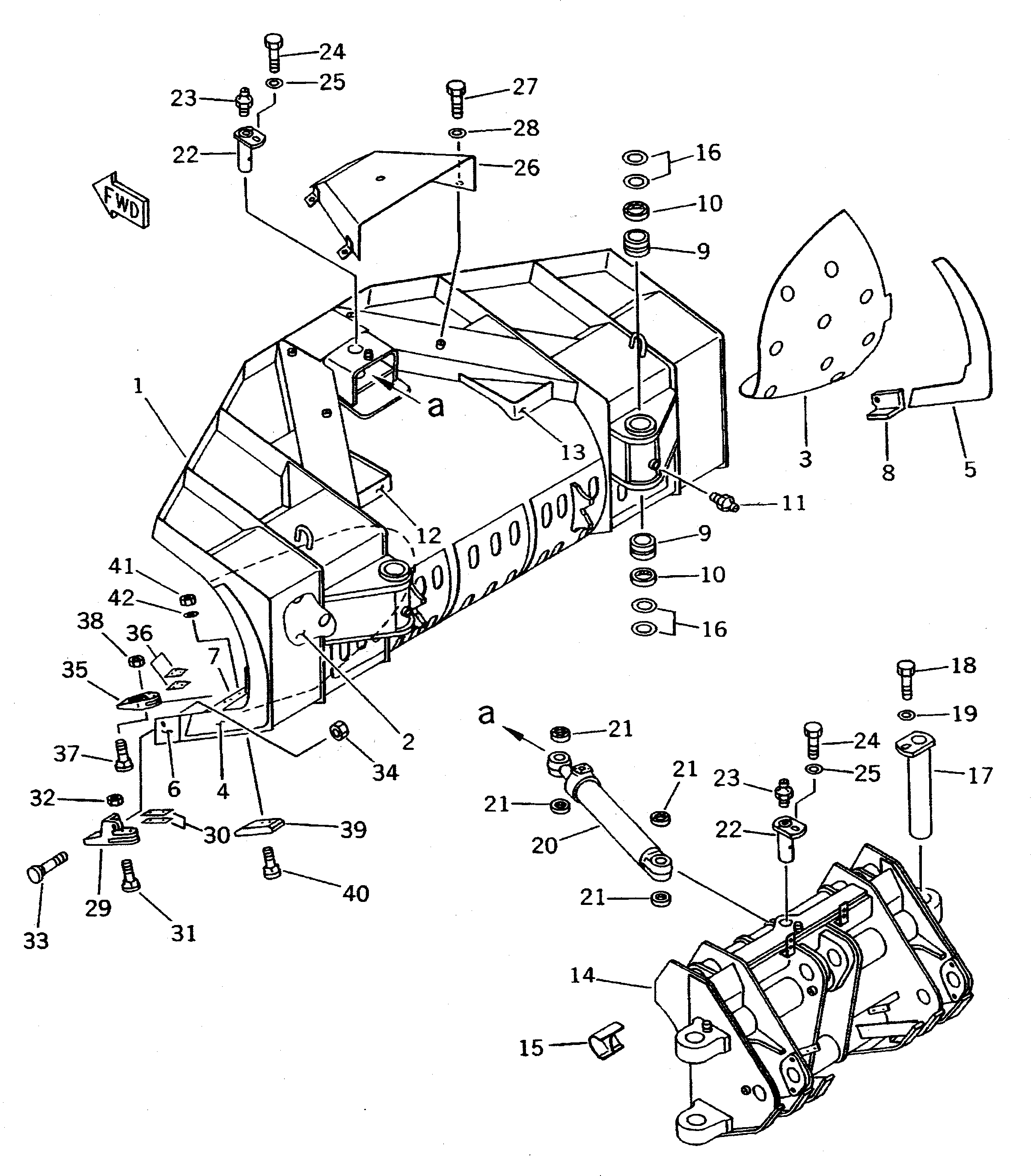 Крышка 426-837-1330  Komatsu