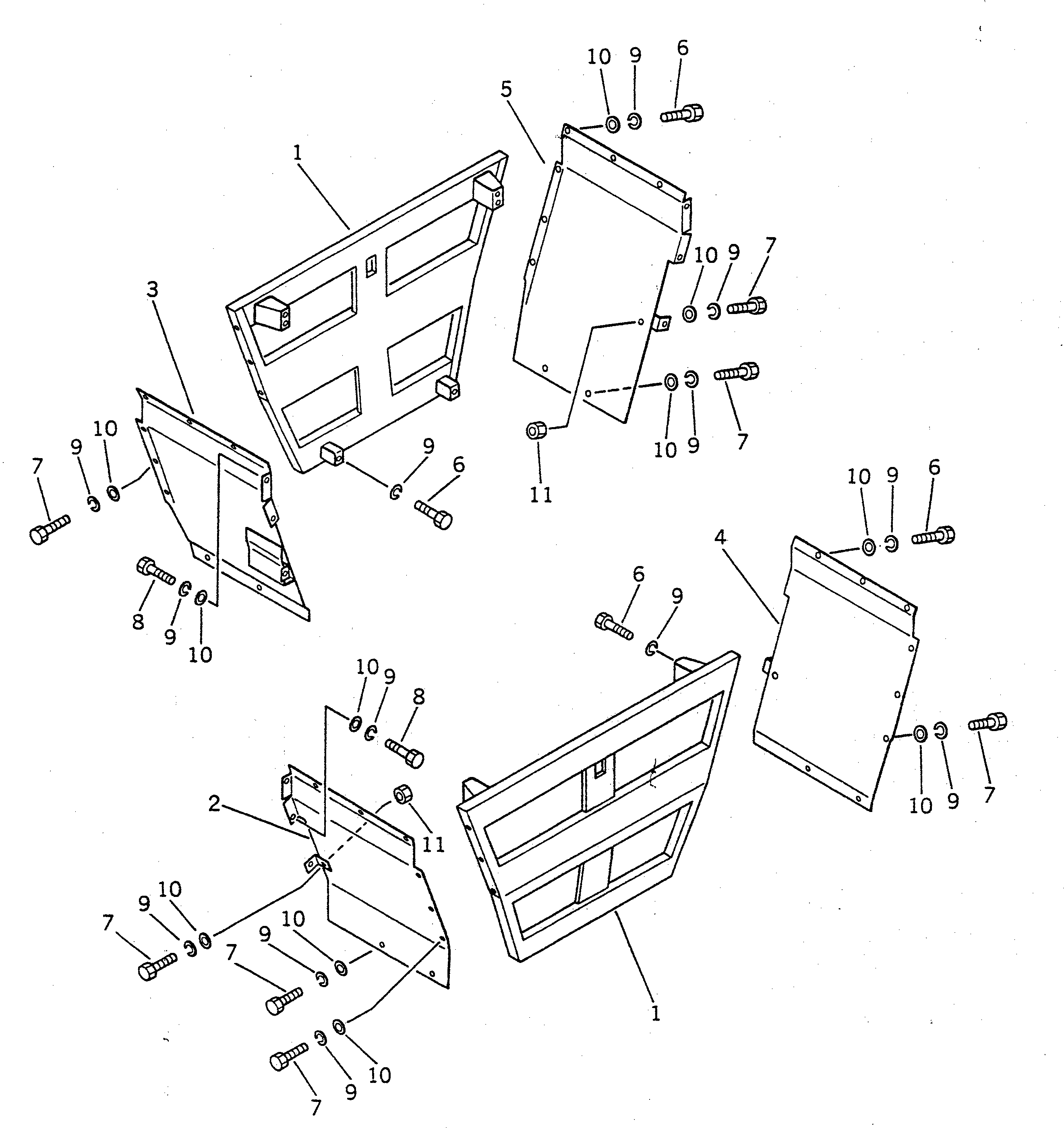 Крышка 22W-54-16210 Komatsu