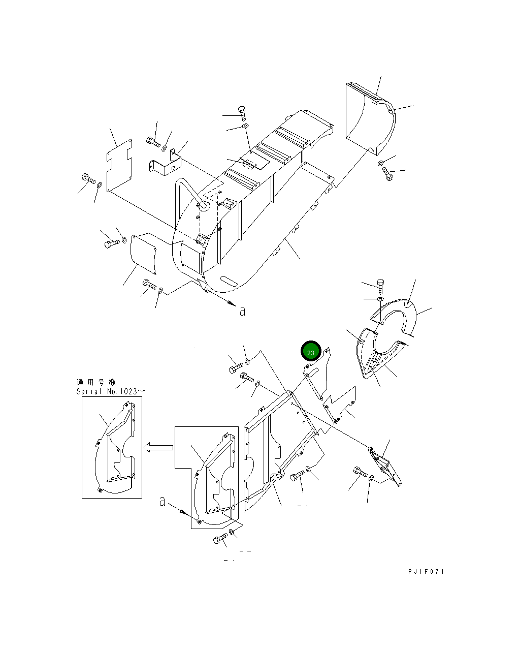 Крышка 8296-54-1751  Komatsu