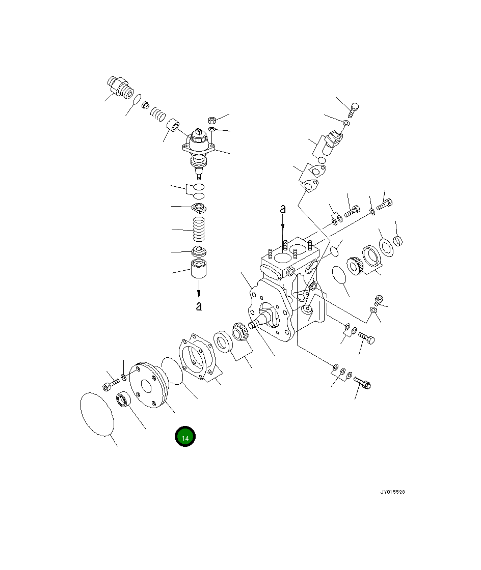 Крышка ND094104-0160 Komatsu