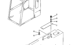 Кронштейн 205-56-11161 Komatsu
