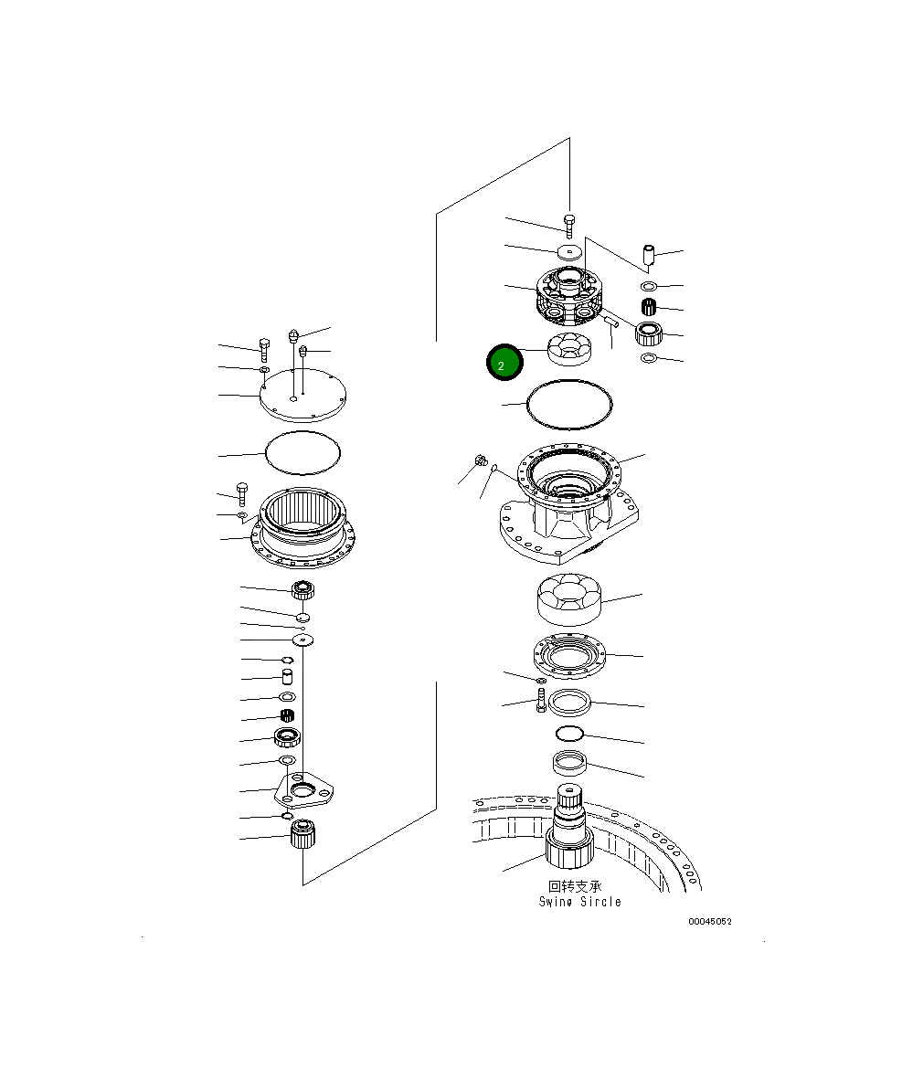 Подшипник 206-26-73150 Komatsu