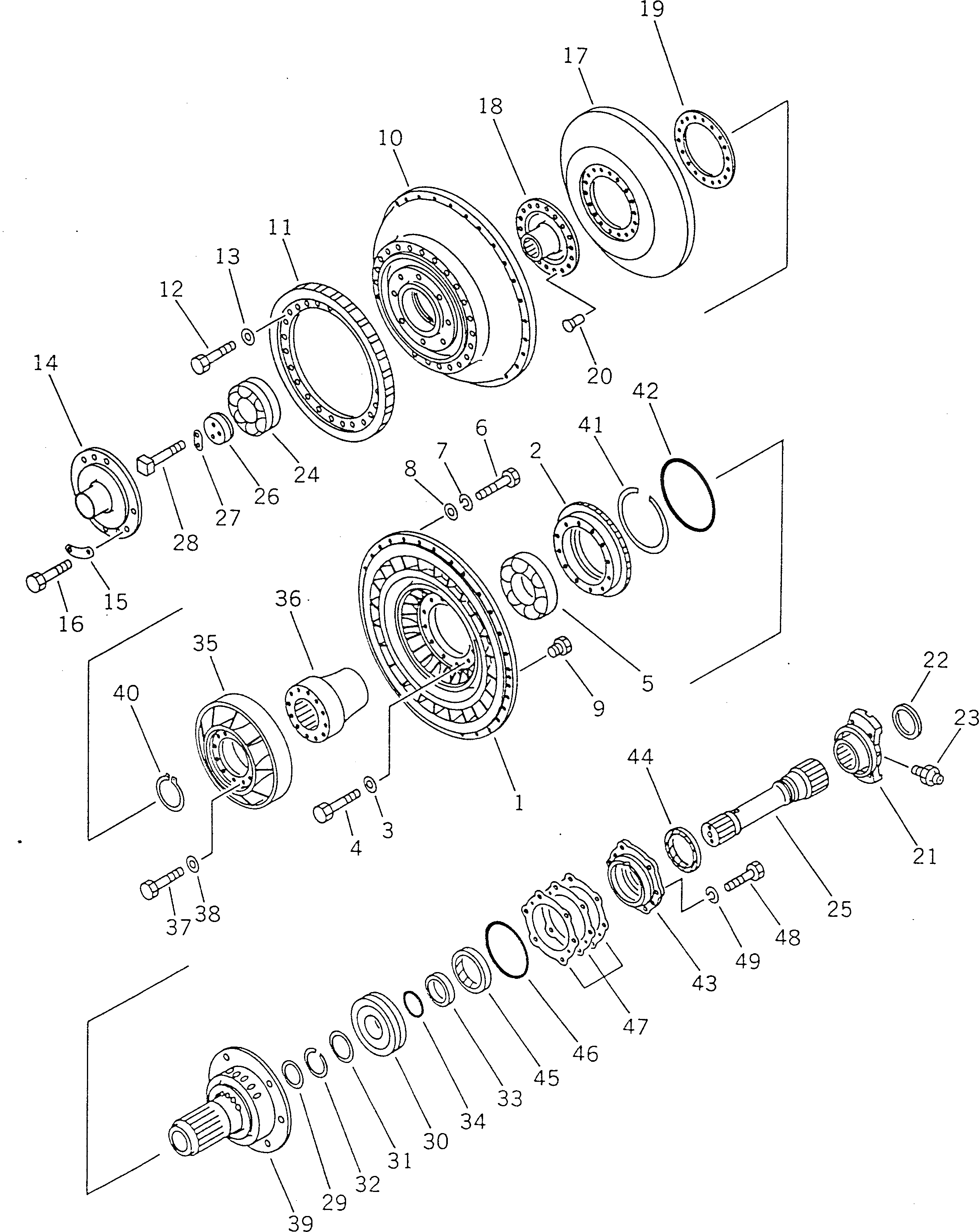 Подшипник 195-13-13360 Komatsu